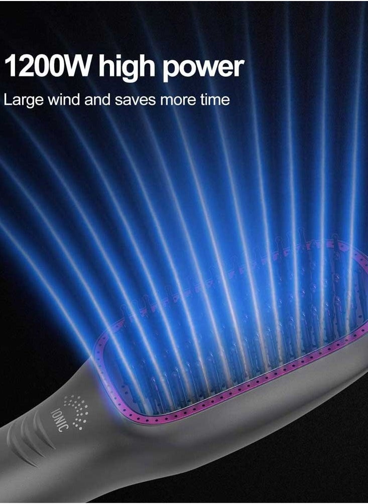 Generic - 3 in 1 Hair Dryer Brush and Styler, Professional Negative Ions Hot Air Brush, Blow Dryer Comb, Suitable for Straight and Curly Hair, Achieve Salon Styling Volume Blow Dryer Brush Hair Styler - Image 1