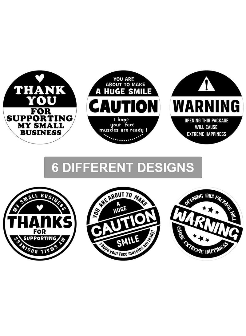 SYOSI Stickers, Thank You Roll Stickers, Extreme Happiness Sticker, Thank You for Supporting My Business Sealing Label Decor, for Business or Personal Wrapping Supplies 1.5 Inch 500 Pieces - Image 3