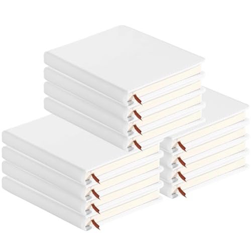Lnrueg 12 Pcs Sublimation Notebook Blank Journal A6 100 Pages - Hardcover PU Notebooks for Note Taking Plan Making Diary Writing - School Office Supplies - Image 2