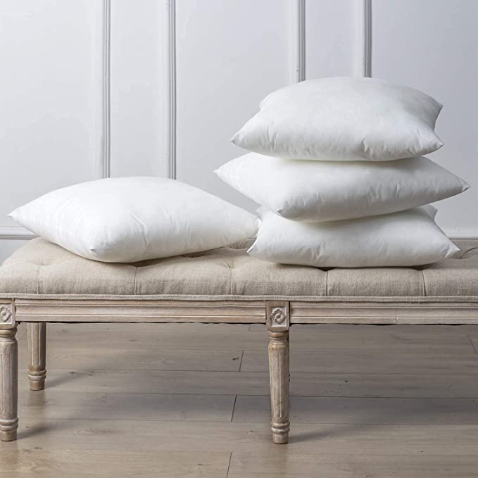 Maestro Cushion Filler Polythene outer fabric, 700 grams hollow fiber filling, Size: 65 x 65, White - Image 1
