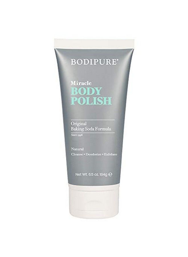 Bodipure Miracle Baking Soda Body Polish Gentle Skin Scrub And Exfoliating Body Wash Natural Ingredients To Smooth Skin Balance Ph And Clear Pores 65 Oz - Image 1