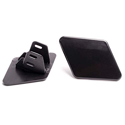 CNUPSM Front Headlight Washer Cover Nozzle Cap 1 Pair Flat Black Compatible With BMW 3 Series E90/E91 2005-2009 - Image 3