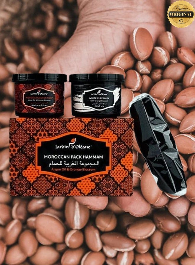 Jarden 11 Pieces Moroccan Pack Hammam Argan Oil And Orange Blossom - Image 2