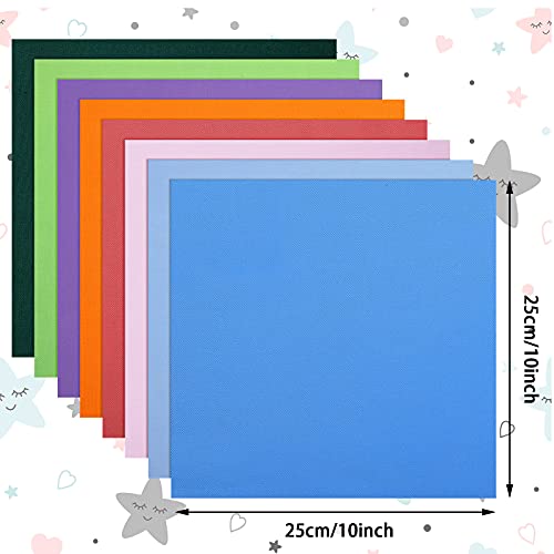 Macarrie 40 Piece Solid Color Fabric Bundles - 10 x 10 Inch Multi-Color Fabric Squares for Quilting, Patchwork, Sewing & Craft Projects - Image 2