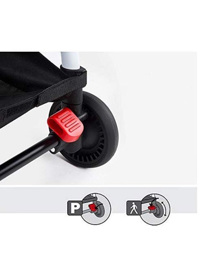 Mini Portable Baby Stroller, Lightweight Folding Travel Pushchair, Black - Image 3