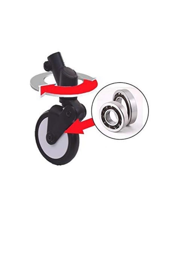 Mini Portable Baby Stroller, Lightweight Folding Travel Pushchair, Black - Image 4
