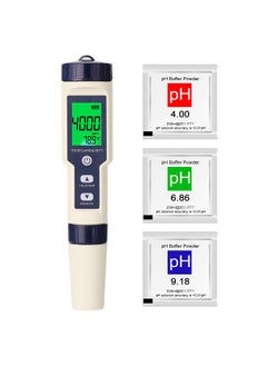 Generic 5 in 1 Professional Multi-parameter Combo Testing Meter PH/EC/TDS/Salinity/Thermometer Digital Multi-Function Tester Water Quality Tester  - Image 1