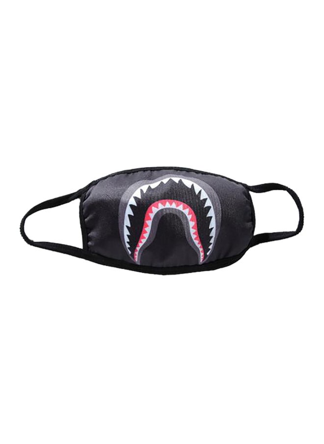 Generic Shark Printed Face Mask  - Image 1