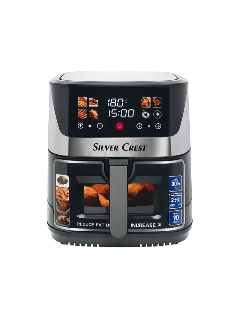 Modern Kitchen Essential: Large Digital Air Fryer Designed for convenience and performance, this sleek appliance combines style and functionality, offering a large cooking space and user-friendly interface for everyday meal preparation.