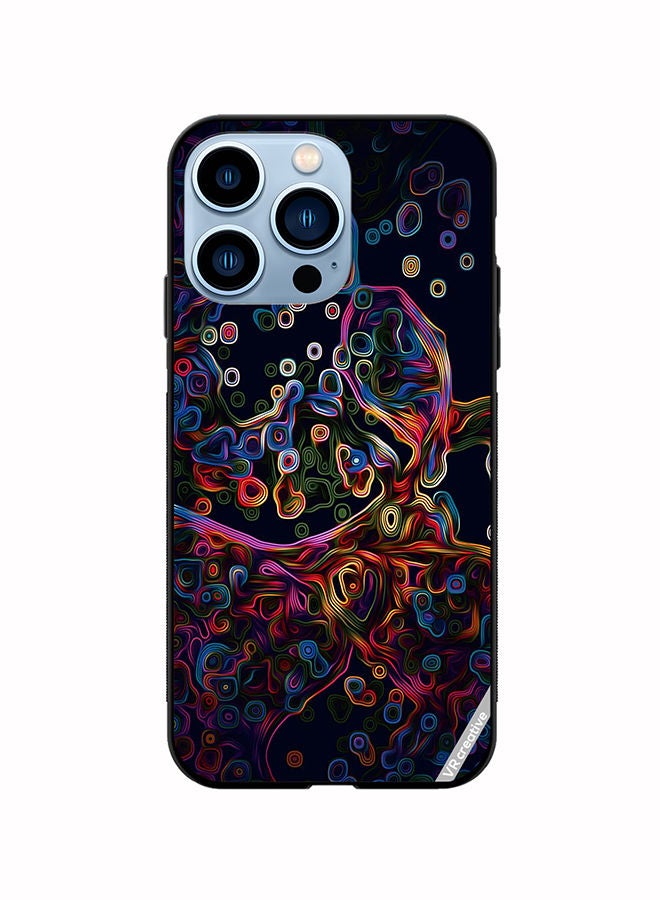 VR CREATIVE Protective Case Cover For Apple iPhone 14 Pro Abstract Design Multicolour - Image 1