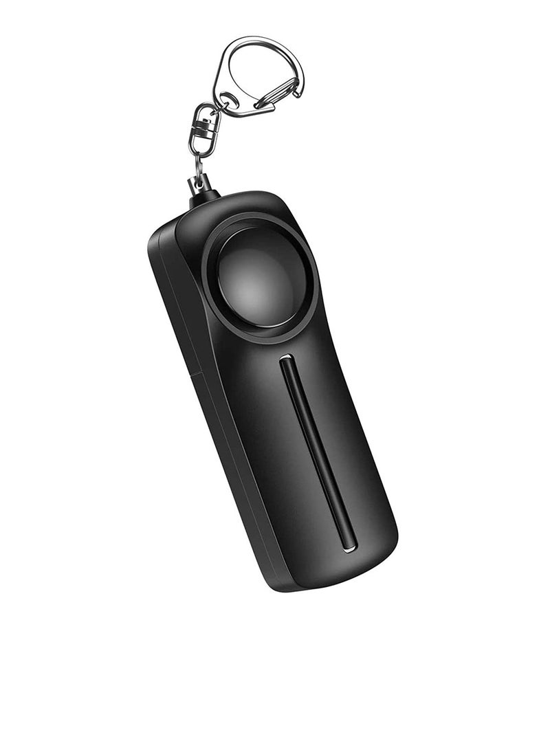 Personal Safety Alarm for Women, Children, and Seniors, 130dB Rechargeable Security Siren with LED Light, Easy to Use Emergency Alert Keychain, Reusable Design - Image 1