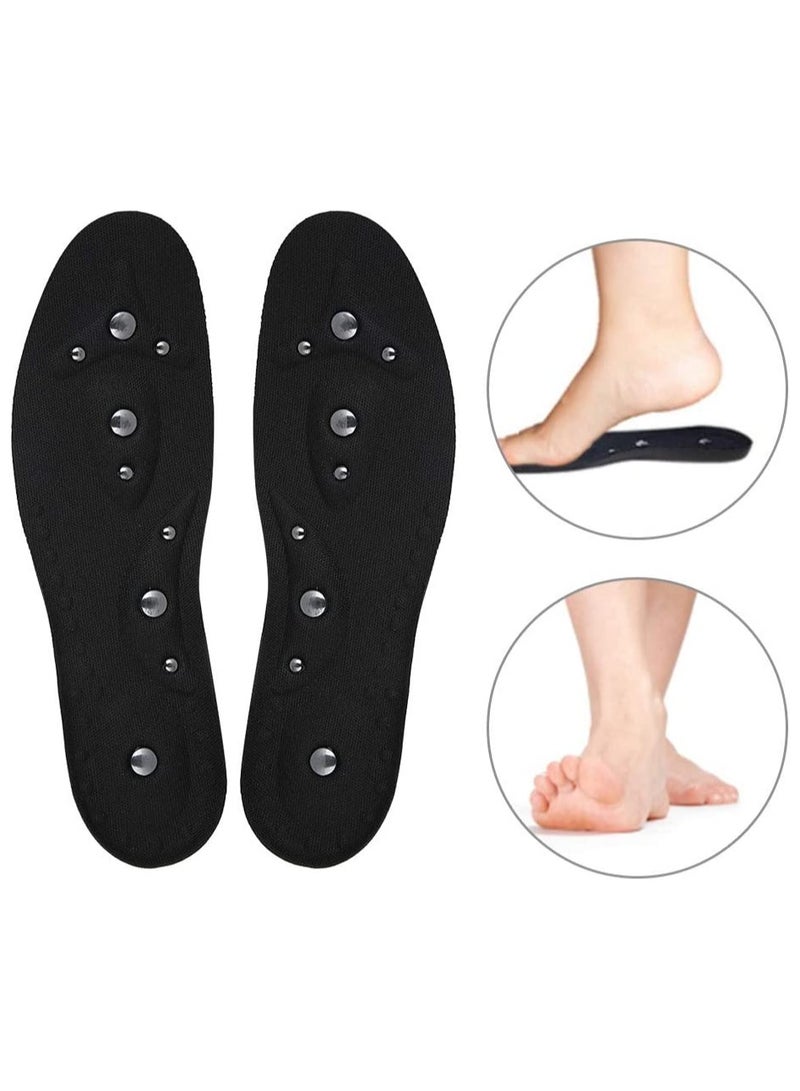 SOLARAE Massaging Insole Acupressure Magnet Massage Foot Insole Anti-Fatigue Foot Pain Insole Helps Burn Fat Support Washable and Cutable M39-43 - Image 4