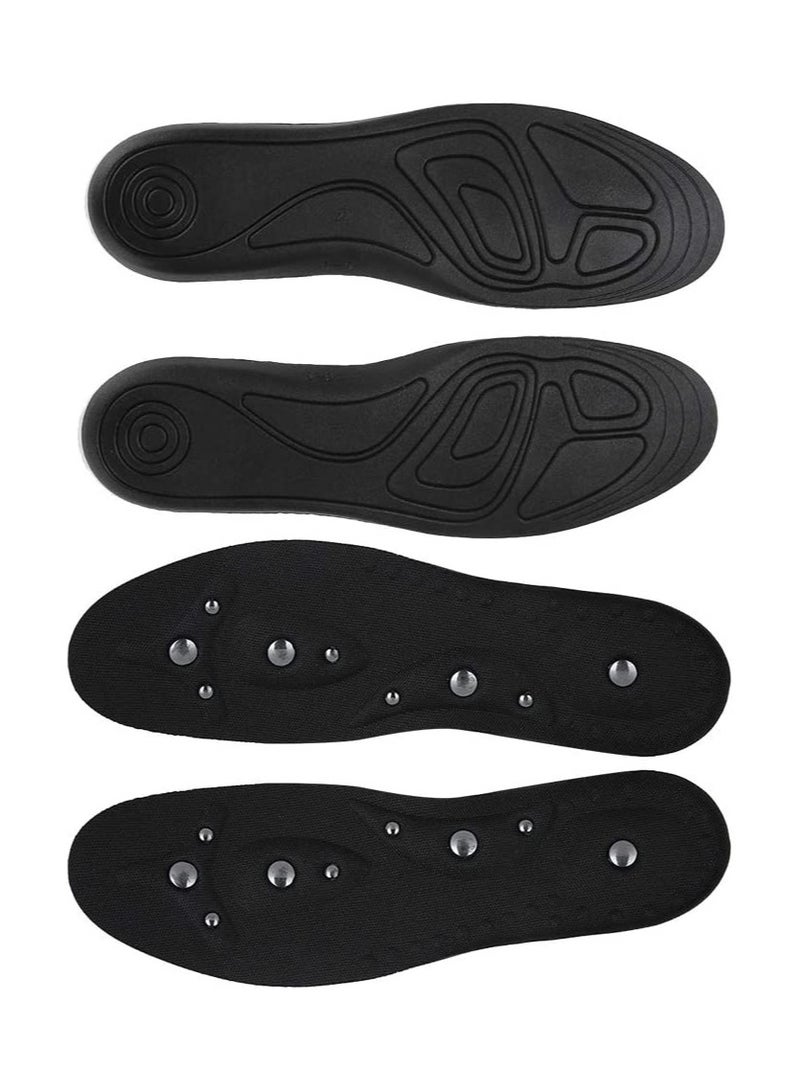 SOLARAE Massaging Insole Acupressure Magnet Massage Foot Insole Anti-Fatigue Foot Pain Insole Helps Burn Fat Support Washable and Cutable M39-43 - Image 5