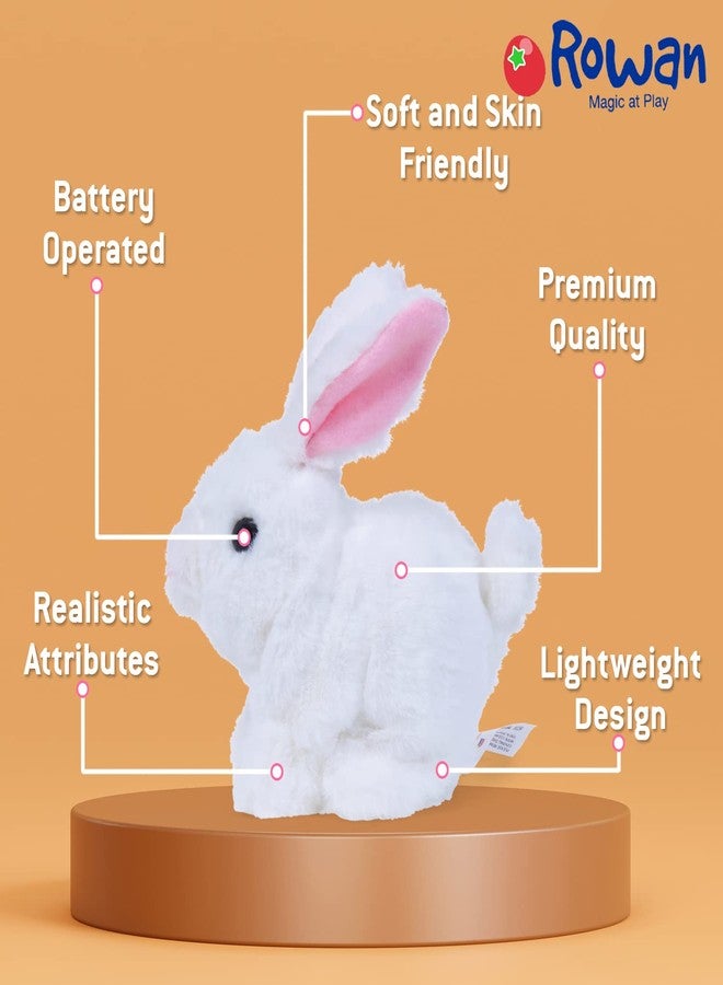 Rowan Fuzzbuzz Huggable Cuddly Hopper Jumping Rabbit Stuffed Toy, Soft Toys for Kids, Cute Plushies Purple, Multicolour, 3Y+ | Soft Plush Toy for Kids | Cute, Safe & Gift-Frie - Image 5