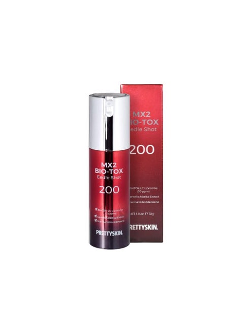 MX2 BIOTOX Facial Serum Eedle Shot 200 Nourishing Skin Revitalizing Solution Hydrolyzed Sponge 116 oz33g 116 Eedle Shot