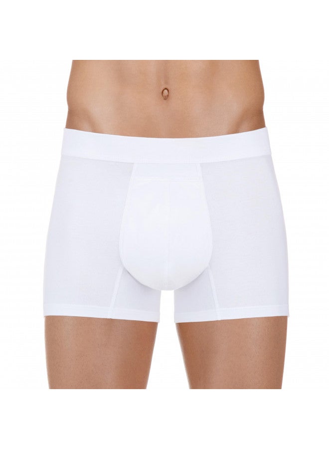 PROTECHDRY PROTECHDRY - Washable Urinary Incontinence Cotton Boxer Brief Underwear for Men with Front Absorbent Area (XX-Large (Pack of 1), White) - Image 1