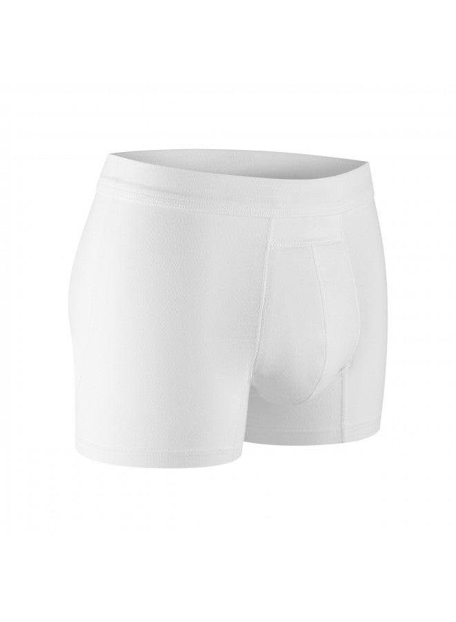 PROTECHDRY PROTECHDRY - Washable Urinary Incontinence Cotton Boxer Brief Underwear for Men with Front Absorbent Area (XX-Large (Pack of 1), White) - Image 3