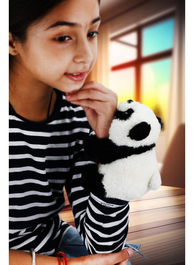 Webby Plush Panda Slap Bracelet For Party Favors | Hug Animal | Stuffed Animals | Huggers Slap Bracelets Plush Toy | Christmas Birthday Gift Party Surprise For Kids And Adults  - Image 4