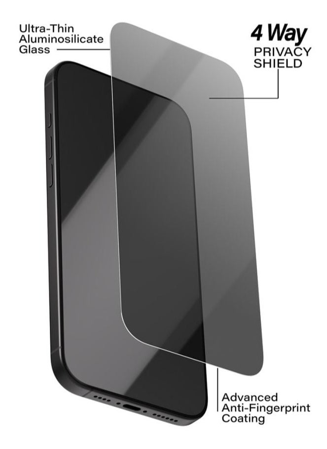 Generic - iPhone 16 Glass 4-Way Privacy Screen Protector - Image 1