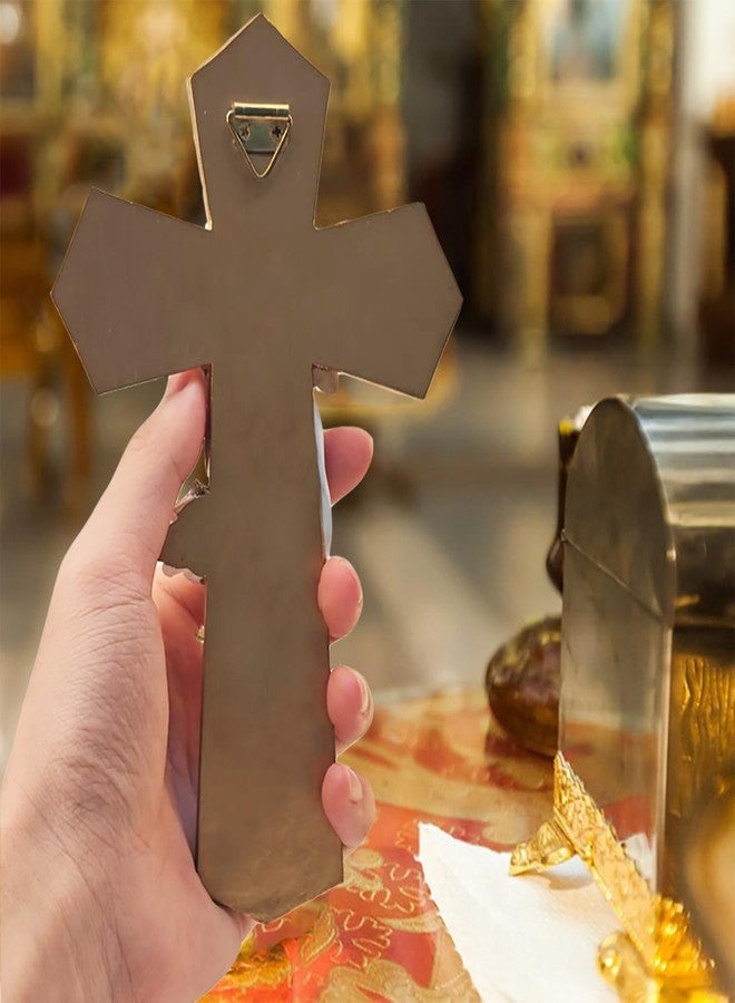ENNAS Baptism Gifts for Girls, 8 Inches Crucifix Wall Cross for Christening, First Holy Communion, Resin Praying Girl Cross for Home Decor, Christian Gifts for Birthday - Image 4