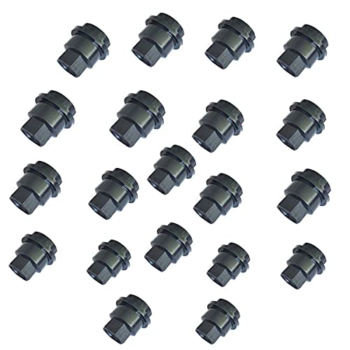 FainWan 20PCS Black Lug Nut Covers Cap Set 15661036 Compatible with Chev-rolet S10 Blazer G-M-C Sonama - Image 5