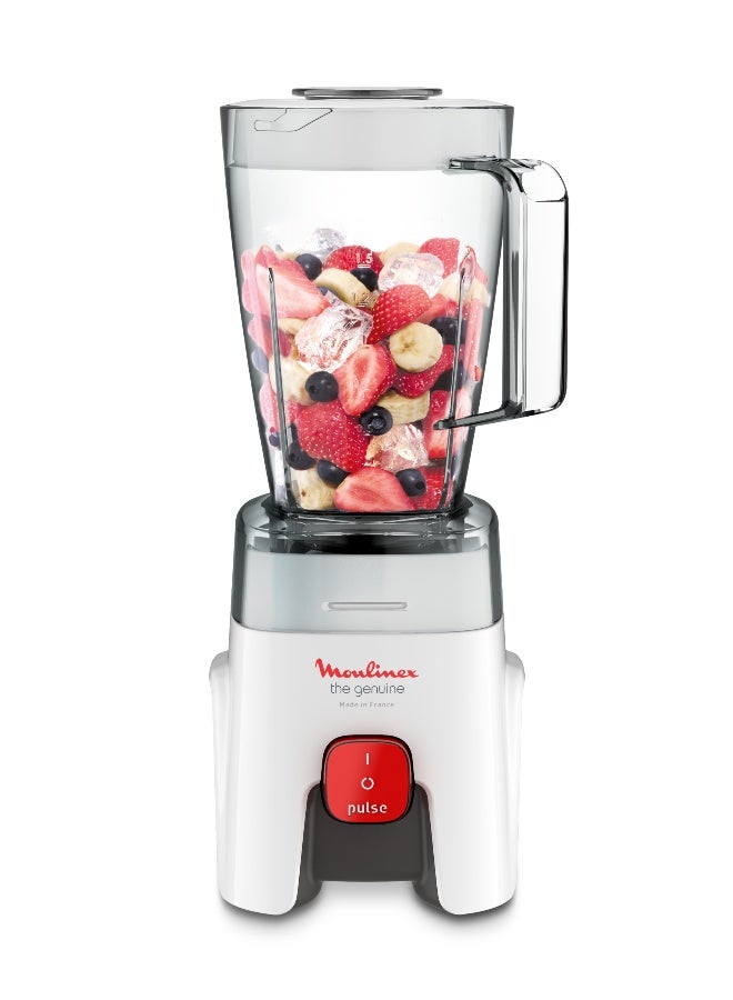 Moulinex Genuine Blender With Plastic Jar 1.75 L 500 W LM241B27 Red / White - Image 1