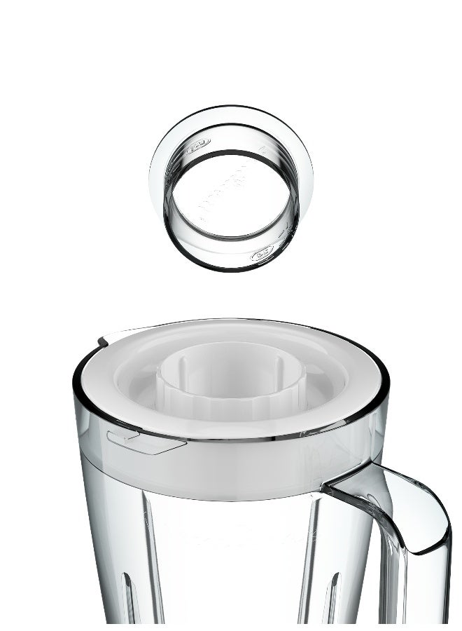 Moulinex Genuine Blender With Plastic Jar 1.75 L 500 W LM241B27 Red / White - Image 3