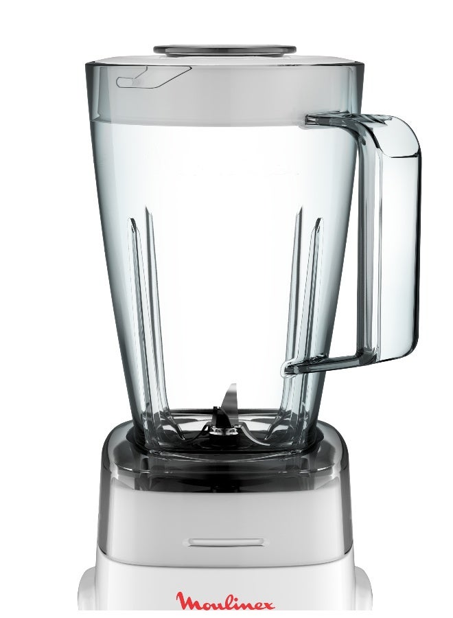 Moulinex Genuine Blender With Plastic Jar 1.75 L 500 W LM241B27 Red / White - Image 4