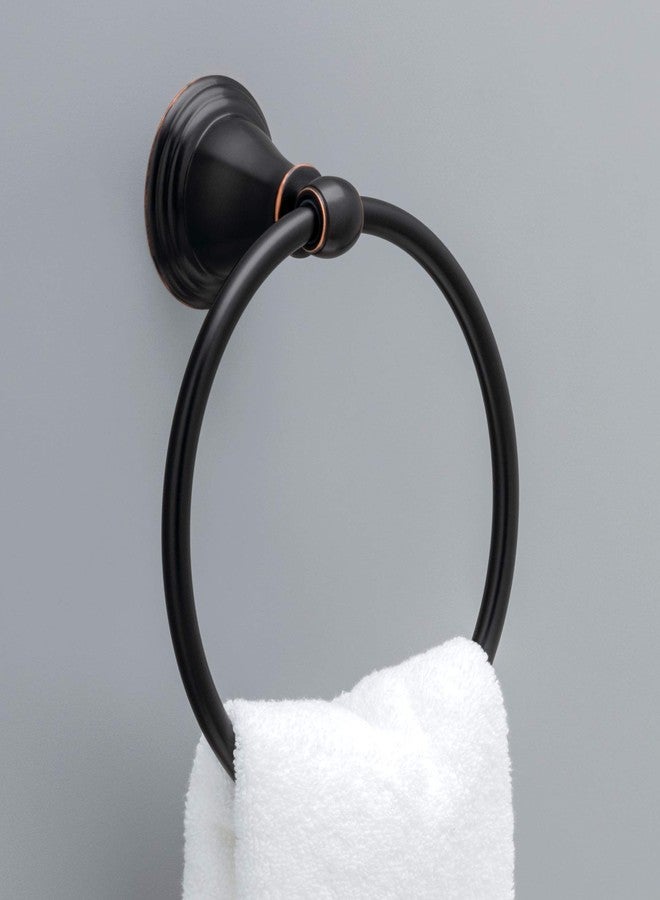 DELTA FAUCET 79646-OB Windemere Wall Mounted Towel Ring in Oil Rubbed Bronze - Image 2