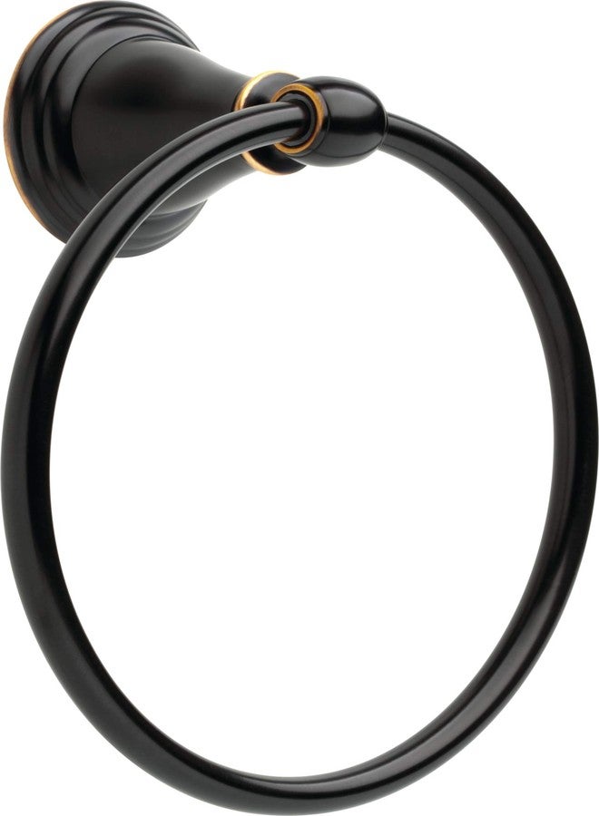 DELTA FAUCET 79646-OB Windemere Wall Mounted Towel Ring in Oil Rubbed Bronze - Image 1