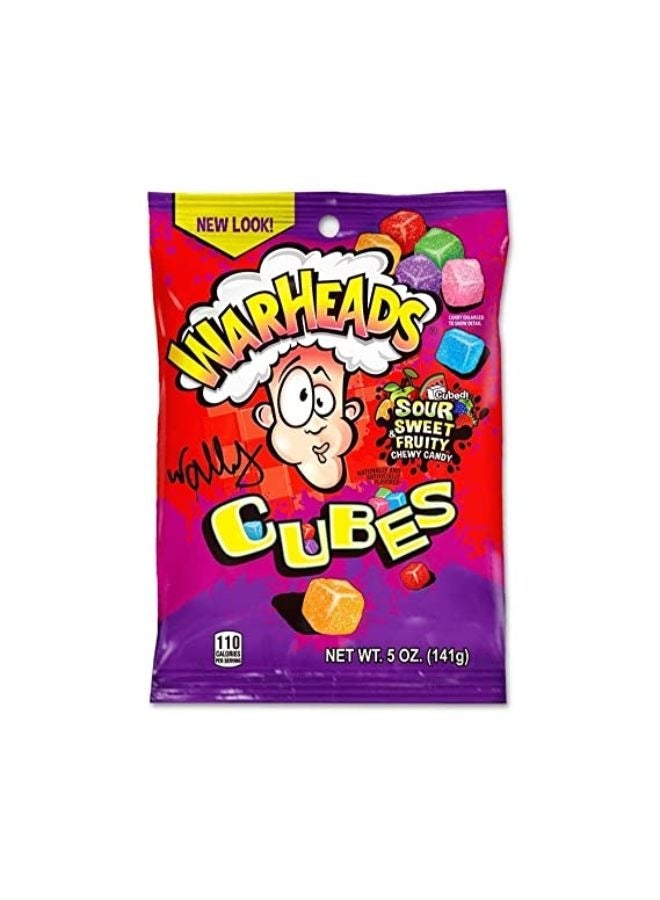 Warheads Chewy Cubes Bag 141g