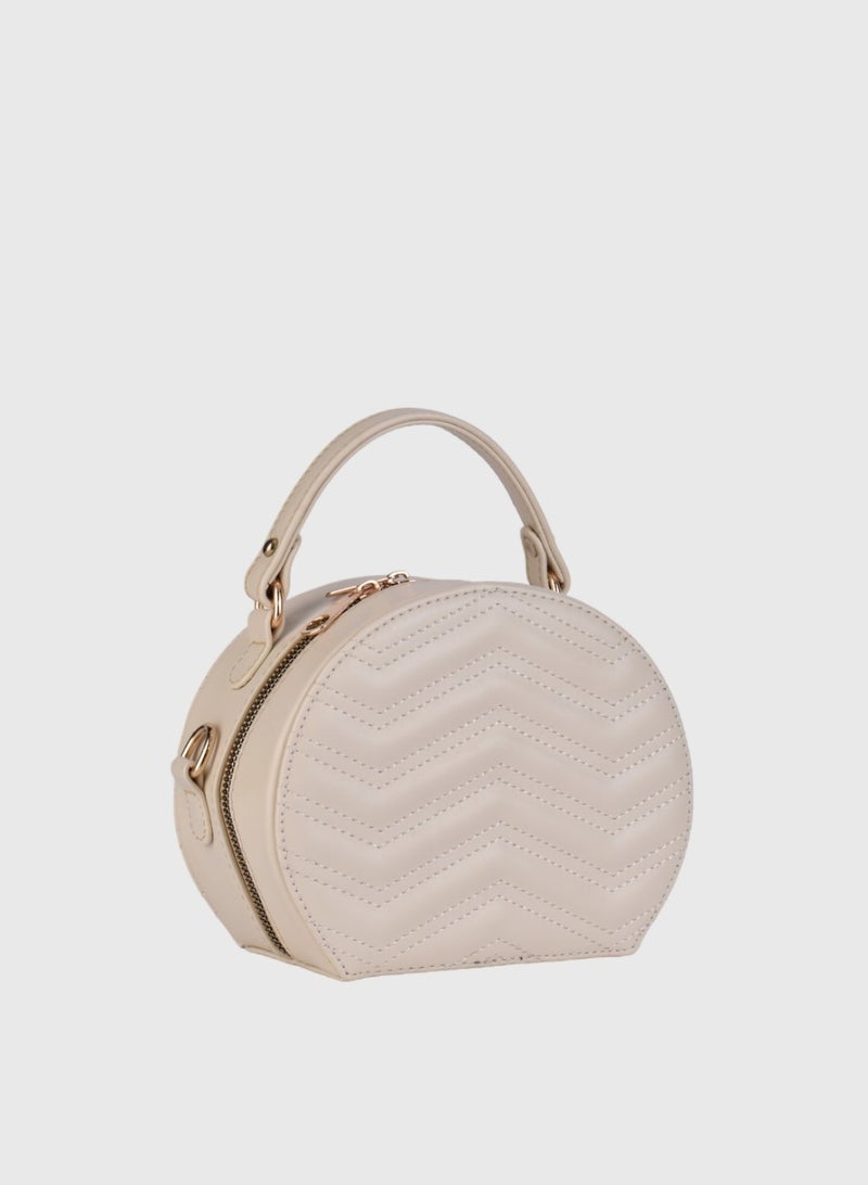 ملوك شنطة كتف بيج - Image 3
