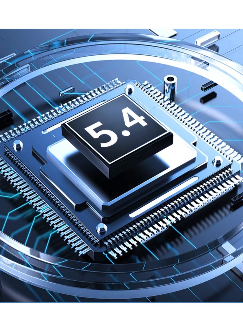 Neutral New F22 Ear Hanging True Wireless Bluetooth 5.4 Earphones with Low Latency and Fast Charging IP54 Waterproof Black - Image 4