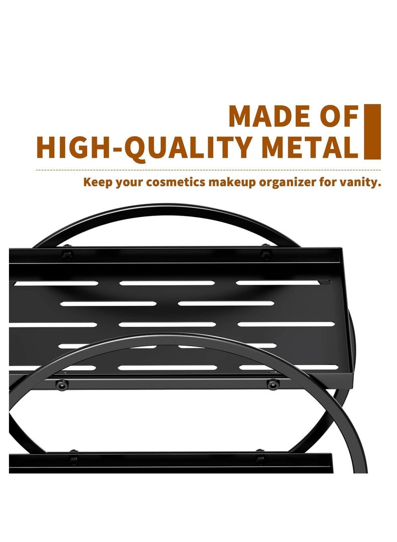 Bluejw 2 Tier Cosmetic Display Tray For Bathroom Counter Organizer Make Up Storage Makeup Organizer And Storage Perfume Organizer For Bathroom Organizer Vanity Skincare Organizers - Image 5