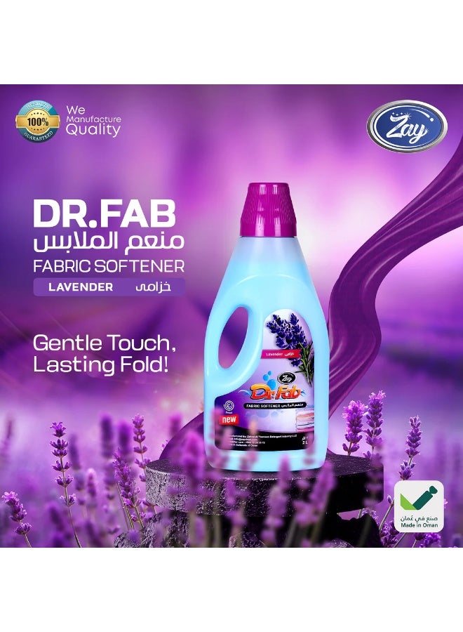 Zay Dr.Fab Fabric Softener – 2L Lavender - Image 3
