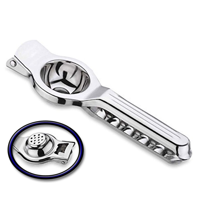 PARSE PERSONAL CARE Duck Heavy Steel Lemon Squeezer with Bottle Opener Food Grade Stainless Steel Set of 1 Silver - Image 4