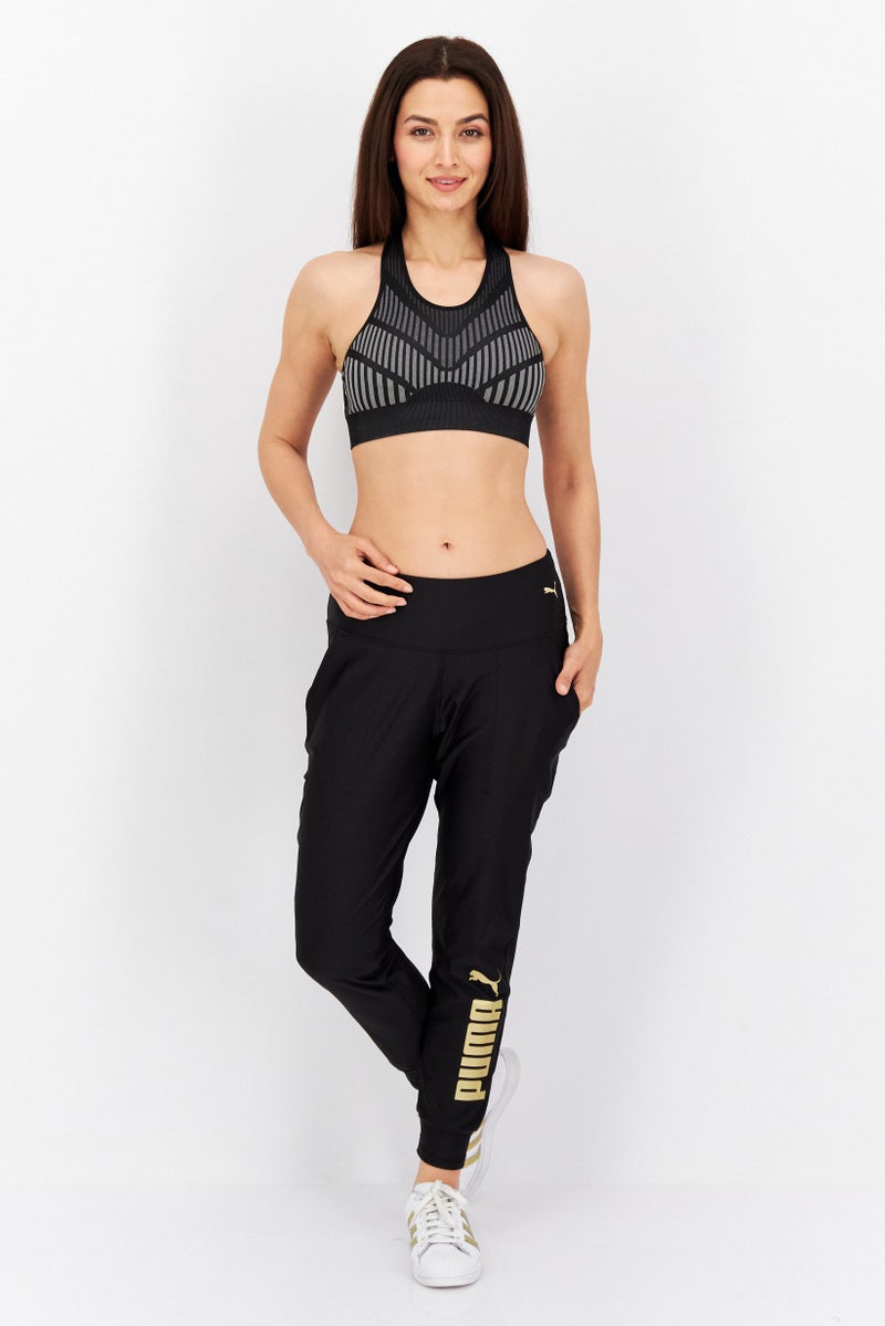 PUMA Women Sportswear Fit Running Track Pant, Black  - Image 4