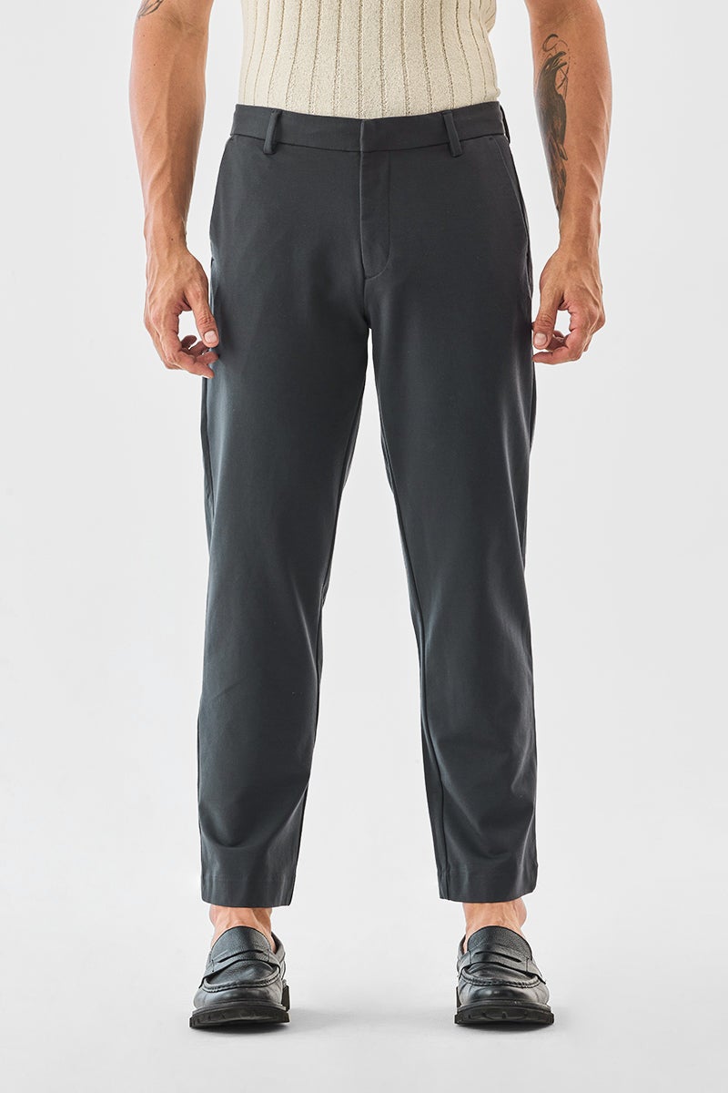 SNITCH Slim Fit Stretch Trousers - Image 4