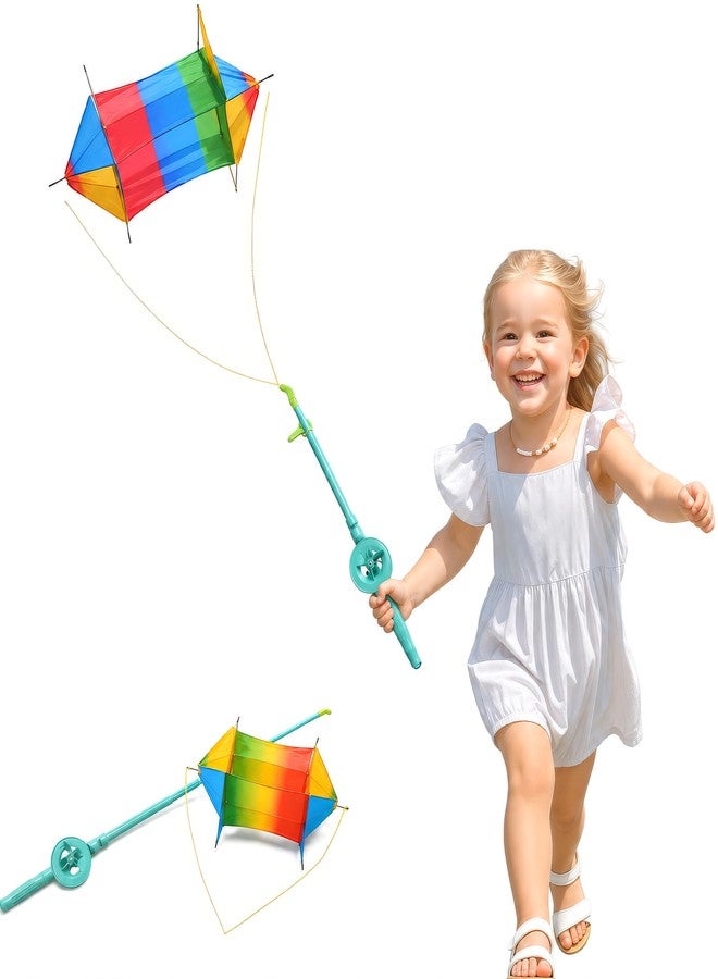 Lovisun Effortless Rotating Kite with Telescopic Fishing Rod – Easy Launch, Stable Flight, Flies High & Low in Level 3 Winds - Image 1