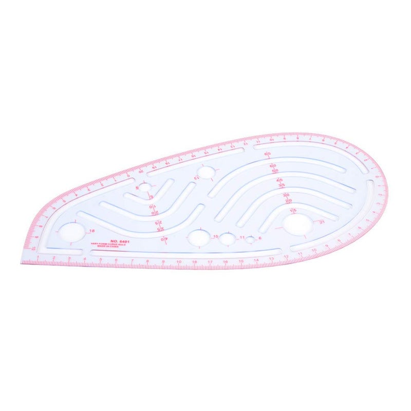 woobles Armhole Ruler Metric French Curve Sewing Ruler Sleeve Armhole Peach Costume Dressmaker Tool Patchwork Ruler Tailor Ruler Pattern Maker - Image 2