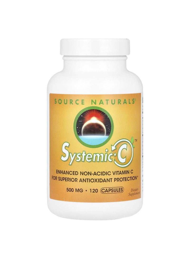 Source Naturals Systemic C™, 120 Capsules (500 mg per Capsule)