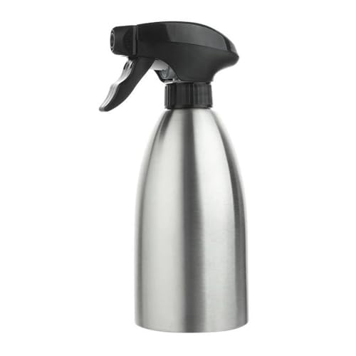 Bigwe Stainless Steel Olive Oil Sprayer Bottle, 17 Oz/500ml Sauce Vinegar Sprayer Dispenser, Water Sprayer Bottle,Kitchenware Tools for Cooking, Frying, BBQ and Grilling - Image 1