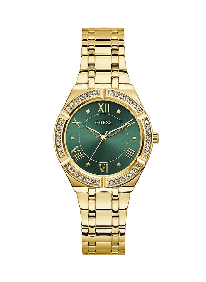 GUESS ساعة يد نسائية من الستانلس ستيل بعقارب دائرية الشكل GW0033L8 - 36 ملم  - Image 1