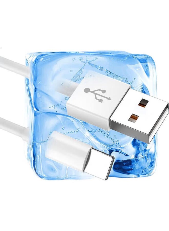 Lenvog Lanwogang [2-Pack] Data Cable Charging Cord 2A Fast Charging For Iphone 14/13/12/11/Ipad Tablet, 2 Meters, White - Image 3