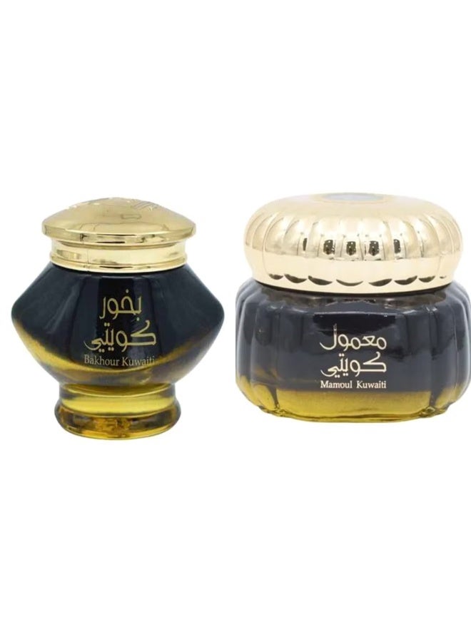 الماس بخور كويتي متعدد الألوان 40جرام+معمول كويتي متعدد الألوان 60جرام