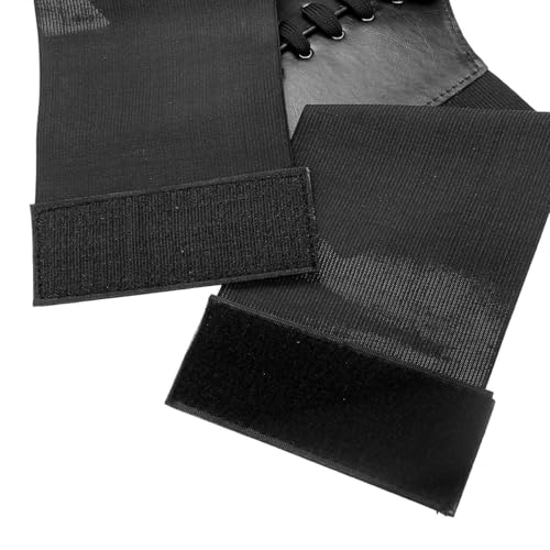 Ayliss Women Elastic Wide Band Tied Waspie Corset Waist Cincher Belt,Black - Image 5