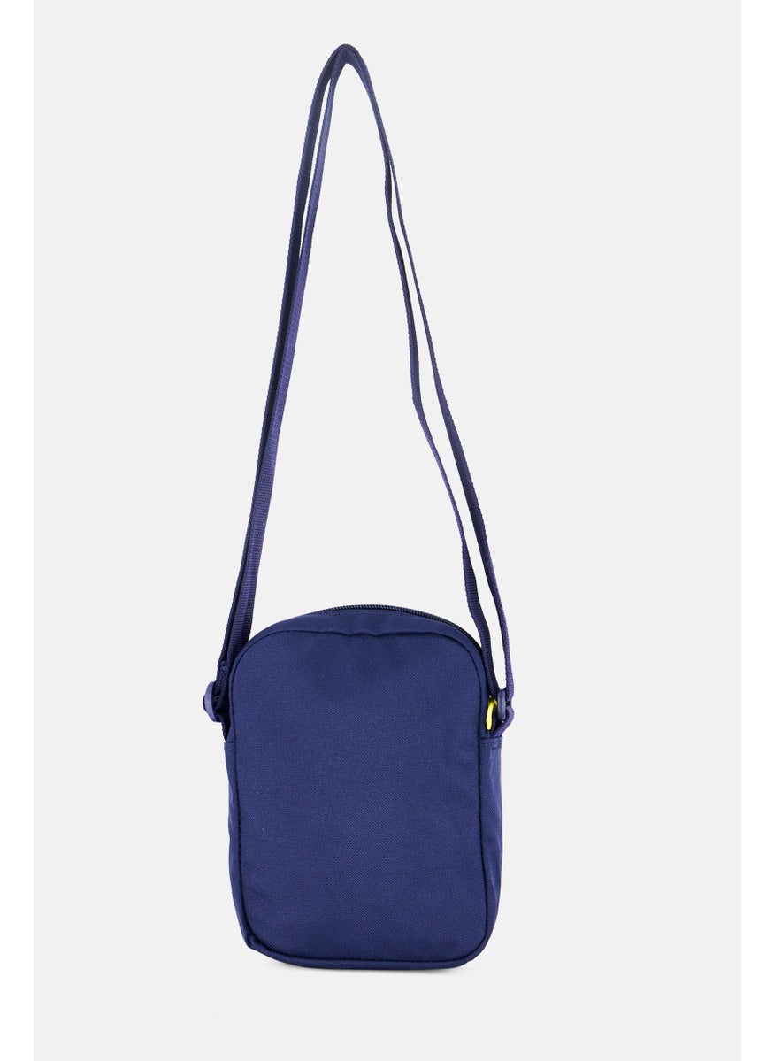 PUMA Men Brand Logo Crossbody Bag, Navy  - Image 2