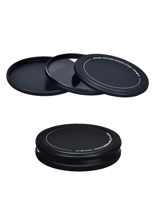 JJC Metal Lens Filter Stack Cap Filter Protective Case For 58Mm Ultraviolet Uv Filter Circular Polarizer Cpl Filter Neutral Density Nd Filter And More Filters In 58Mm Thread Size Upgraded Slim Version  - Image 1