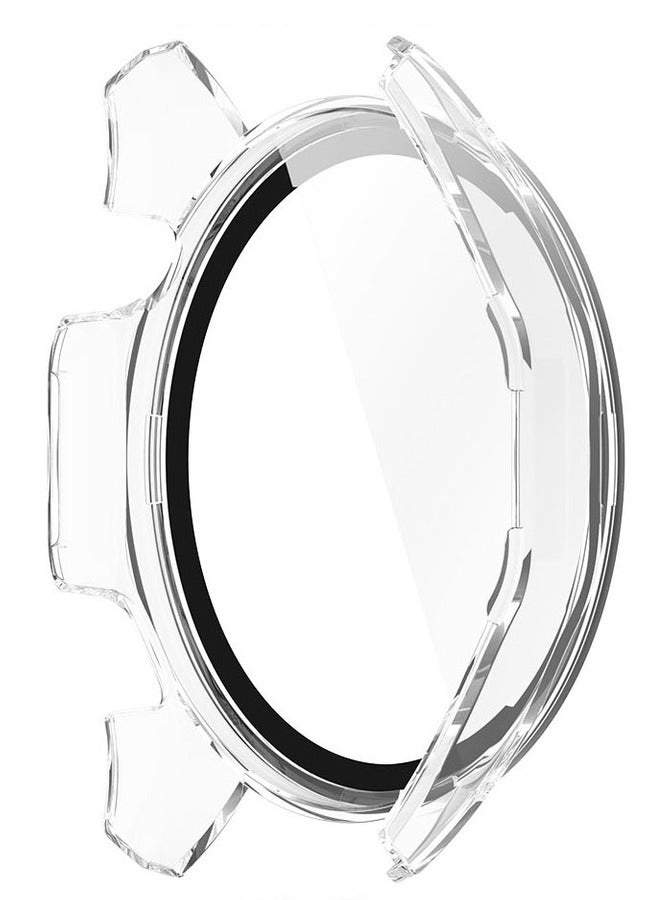 HUAWEI WATCH GT 4 46mm Case with 9H Tempered Glass Screen Protector, Unique Design Hard PC Waterproof Cover, Touch Sensitive Full Coverage Accessories for Huawei Watch GT4 46mm with Scale（Clear)  - Image 4