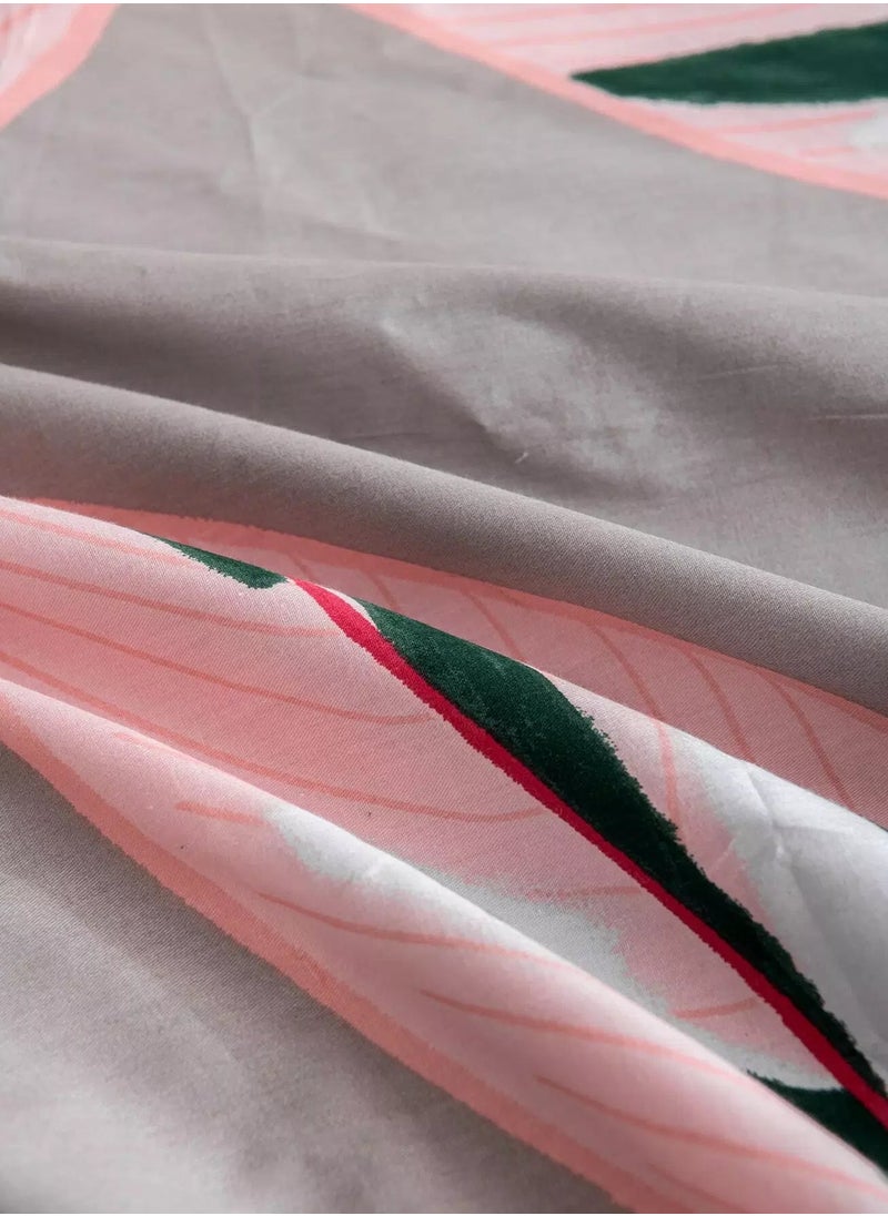 Generic Leaf Print Fitted Sheet  - Image 2